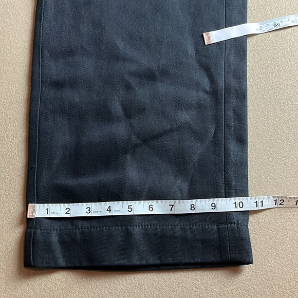 VINCE NWT Black Wide Leg Tie Front Cropped Pants - Size 10 - Picture 9 of 11